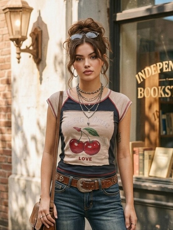 Tank Top Streetwear Downtown Girl Medium · SHEIN — photo 1 of 1